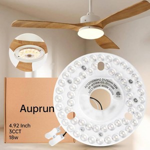 4.92 Ceiling Fan Light Led Replacement 18W 3CCT, Easy Magnetic Mount