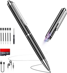 $36 64GB Voice Recorder wType-C, Voice Activated Recorder with AI-Intelligent Noise Reduction, Audio Recording Device 90 Days Storage Capacity for Lectures Meeting, Class, Work, Interviews
