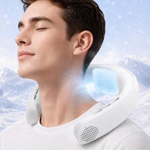 $40 Neck Air Conditioner with Cooling Plate, 7000mAh Rechargeable Fan