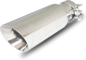 $38 Exhaust Tip 3 inch Inlet to 4 inch Outlet, 12 Overall Length