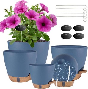 $24 Self Watering Pots for Inoor Ourdoor Plants 876.565 Plastic Planters