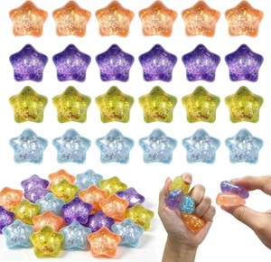 $20 XingXing 21Pcs Glitter Heart Squishy Fidget Toys (Star) (See photos for true color, stock photo used for illustration purposes)