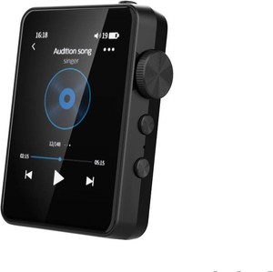 $26 MP3 Player with Sleep Headphones Built-in Sleep Music Bluetooth 5.3. Portable Music Player, 2.4-inch Touch Full Screen with Speakers, FM Radio, Voice Recorder (with 32GB) Max 256GB Expand