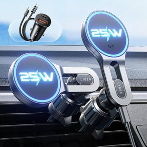 $40 LISEN for Qi2.2 25W MagSafe Car Mount Charger for iPhone 18 Pro Max, Car Vent Magnetic Car Charger Stable Qi2 Wireless Charging Car Charger Mount Holder,Car Mount,Car Vent Mount for iPhone 18 17 16