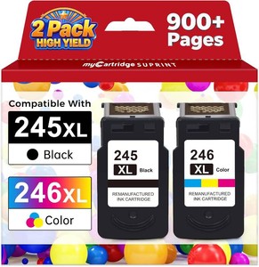 $29 MC SUPRINT 245XL Ink Cartridge Replacement for Canon 245XL 246XL Combo Pack