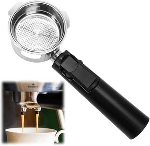 $20 Coffee Espresso Machine Handle Replacement Parts, 3 Ears Cafe Bracket Handle Portafilter Filter Basket for Lidl Silvercrest CM4621 CM4218 KF5002 KF500S Barista with FILTER VASKET