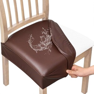 $40 Smiry Waterproof Pu Leather Seat Covers for Dining Room Chairs Set of 6