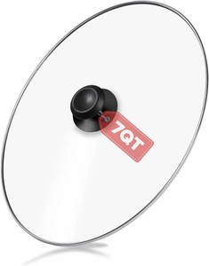 Oval Glass Lid 7 Quart Replacement for 7qt Slow Cooker SCV700SS Crock Pot