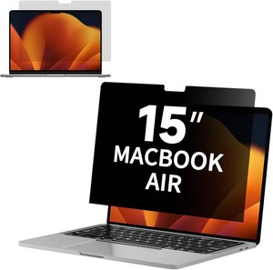 Privacy Screen for MacBook Air 15 inch (2023-2026, M2, M3, M4, M5), Matte Anti Glare Film Blue Light Filter, Laptop Anti Scratch Shield and Protector for Mac 15.3in