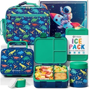 $40 Fimibuke Bento Lunch Box for Kids Toddler Boys with 12OZ Insulated Food Jar