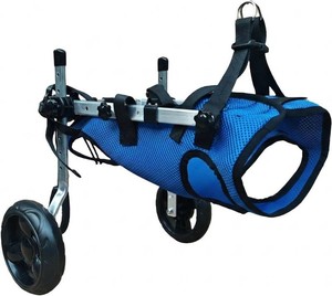 $50 SugarFox Adjustable Small Dog Wheelchair - Mobility Aid for Disabled Pets with Back Leg Issues - Leg Brace & Hip Support