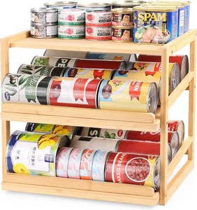 $40 Yumkfoi Can Organizer for Pantry, Hold up to 72 3oz Cat Can