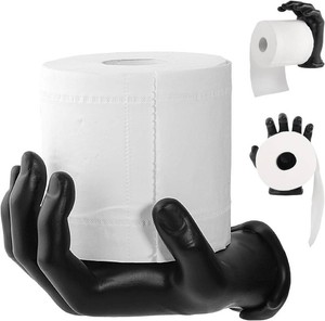 $20 Toilet Paper Holder Black Toilet Paper roll Holder Wall Mount Unique Black Bathroom Accessories Funny Gothic Gift