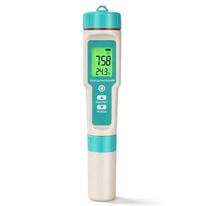 $35 7 in1 Pool Thermometer, PH & Salt Meter, Digital Pool TDS EC ORP SG Salinity Test Kit, Professional High Accuracy Water Quality Tester & Monitor for Swimming Pool, Spa, Hot Tub, Hydroponics & Aquarium