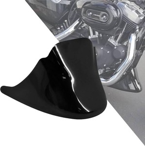 $25 Motorcycle Front Fairing Fender Chin Spoiler Mudguard Protector Fit For Harley Sportster XL 883 1200 2014-2022 Gloss Black