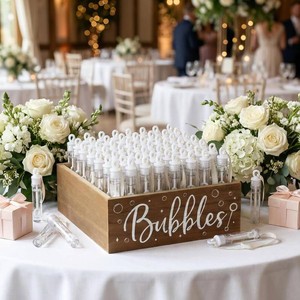 $22 Jingmore Wedding Bubbles Holder, Brown, Classic