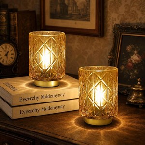$40 ULAROOM 2 Pack Battery Operated Decorative Lamp,Amber