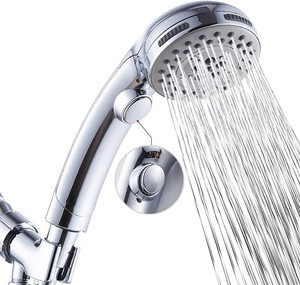 $20 High Pressure Shower Head with Handheld Spray 6 Settings Chrome