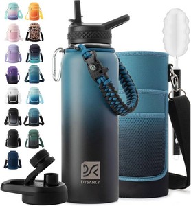 $27 DYSANKY Insulated Water Bottle with Portable Carrier Bag for Outdoor 40 oz