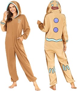 $40 RONGTAI Unisex Adult Costume One Piece Pajamas Overall Halloween Costume Christmas Sleepwear Jumpsuit L