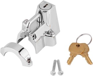 $25 Motorcycle Helmet Lock, for Cruiser Helmet Lock 1-14 to 1-12 4232(Plating Color)