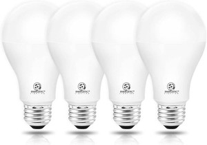 $22 E ENERGETIC LIGHTING Dimmable A21 LED Bulb, 150 Watt Equivalent, Warm White 3000K, 2600LM, UL Listed, E26 Standard Base, Damp Rated, Super Bright Light Bulbs, 4 Pack