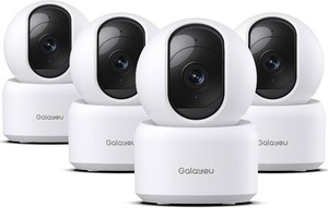 $55 GALAYOU 5G&2.4G Dual-Band Indoor Cameras for Home Security in 2K, G2 4Pack
