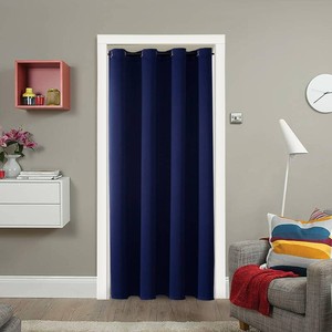 $25 ChrisDowa Blackout Curtains Door Curtain for Doorway Privacy Closet Drapes