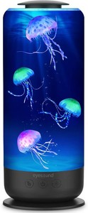 $37 Jellyfish Lamp Quiet Calming Night Light for Bedroom Decor Gift(Black