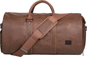 $44 seyfocnia Convertible Travel Garment Bag,Carry on Garment Duffel Bag for Men Women - 2 in 1 Hanging Suitcase Suit Business Travel Bag