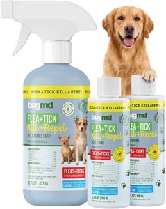 $40 BugMD Flea and Tick Spray for Dogs - Kills & Repels on Contact