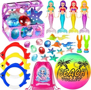 DRAMATION 25 PCS Pool Diving Toys for Kids Ages 3-12