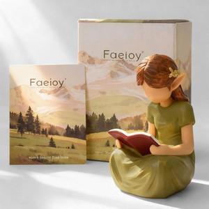 Book Lovers Gifts for Women, Hand Painted Bookshelf Decor for Women Reader