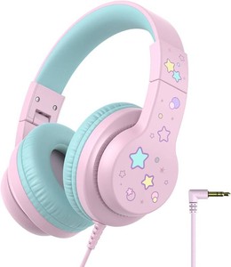 $22 iClever HS19 Kids Headphones for School, Over-Ear for Toddler Boys Girls