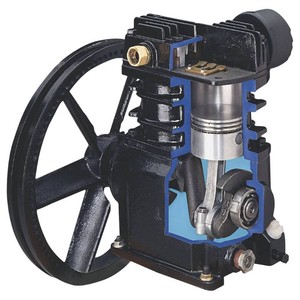 $799 Ingersoll Rand Air Compressor Pump, Single-Stage, 5 HP, Model# SS5