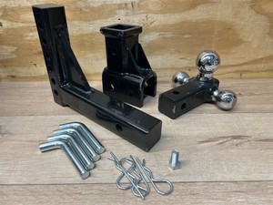 Ultra-Tow Adjustable Tri-Ball Mount, 10,000-Lb. Gross Trailer Weight, Class IV, Fits 2in. Receivers #64751