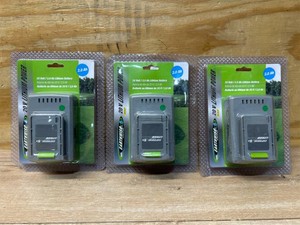 Earthwise 20V Lithium Power Ion Battery lot of 3
