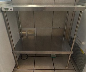 48 x 24 Commercial Stainless Steel Work Table with Undershelf