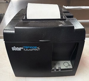 Star Micronics TSP100  TSP143III Thermal POS Receipt Printer (Charcoal Gray)