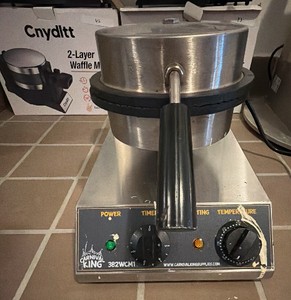 Carnival King WCM1 8 Non-Stick Commercial Waffle Cone Maker (120V  1100W) model 382WCM1