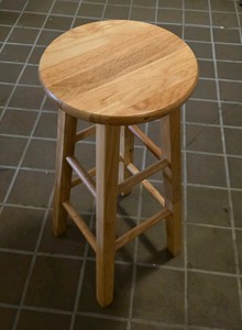 2-wooden 29 stools