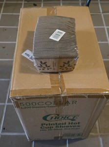 printed hot cup sleeves (new box)