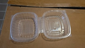 Classic 6x6 takeaway containers-75% full box