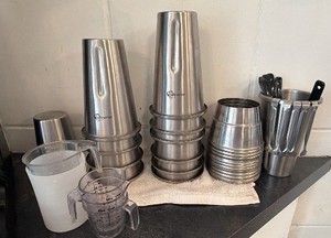 Ava mix shakers and supplies