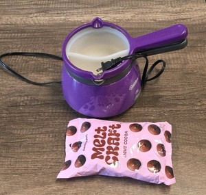 Candy Melting Pot with bag of light cocoa