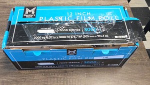 Members Mark 12 in plastic film Food Service roll