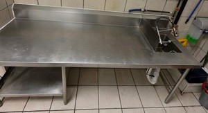 sink prep table