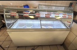 Excellence ED-8 Commercial Sliding Glass-Top Display Freezer