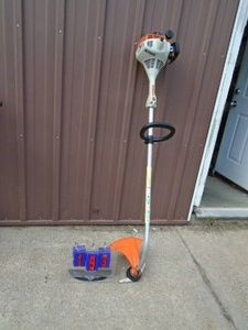 Stihl gas powered weed trimmer. Tested & works. As shown.