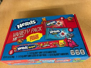 Nerds Variety Pack - Rope and Gummy Clusters